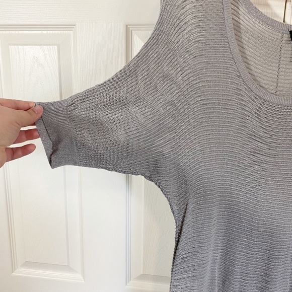 Torrid - Metallic Silver Knit Top - Picture 5 of 8